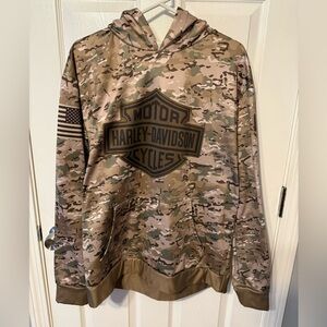 Harley-Davidson Tan Camo Hoodie